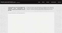 Desktop Screenshot of profilneurotiker.com